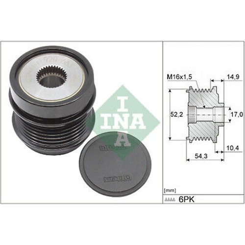 Ina 535 0342 alternator - ina,