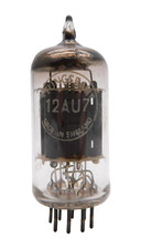 Tungsram by Mullard ECC82 12AU7 Long Plate Valve Tube Used Tested (V62)
