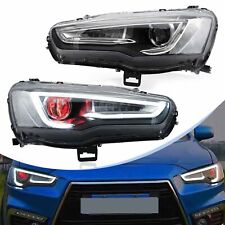 VLAND LED Demon Eyes Projector Headlights for 2008-2020 Mitsubishi Lancer EVO X