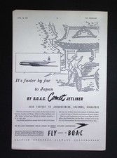 Original 1953 advert boac - 1953,