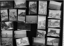 Pre-War Japan 1920s-30s Streets Shrines Boats Markets 22 Film Negatives T5V