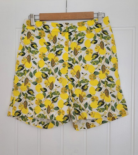 Boden lemon print shorts - lemon, uk