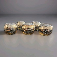 Gold Mercury Glass Votive