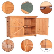 50" Double Doors Fir Wooden