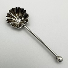 VICTORIAN SHELL SALT SPOON