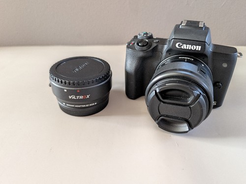 Canon eos m50 mirrorless with - canon,