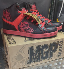 Madd Gear Mgp Shreds Trainers Sneakers Black/Red Uk Size 10 New In Box
