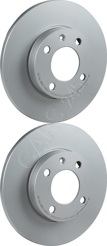 Front brake disc set - set, fits