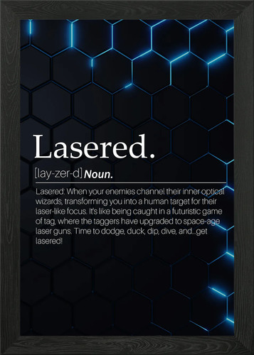 Lasered gaming definition