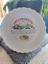 Vintage 1980s ingredients pie