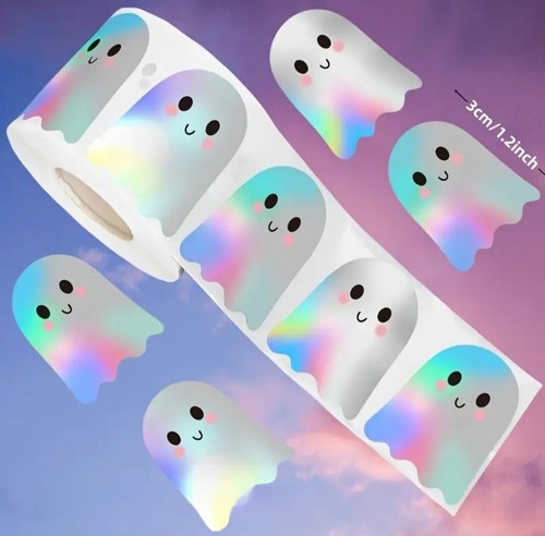 50x ghost holographic - holographic, stickers