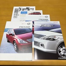 Catalog Nissan Presage 2003 Full Set from Japan 5 Items Including Accessories