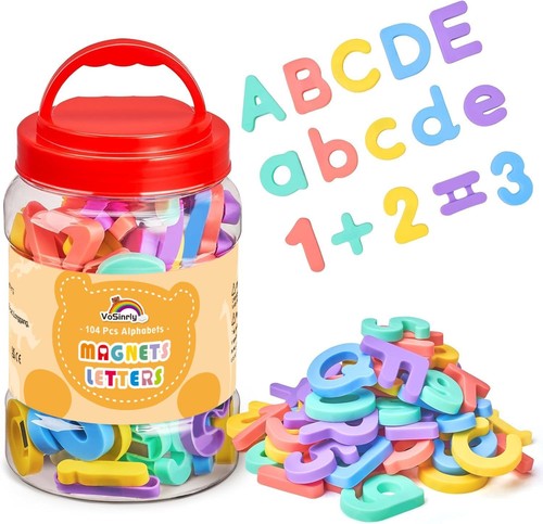 104 pieces magnetic letters - 104,