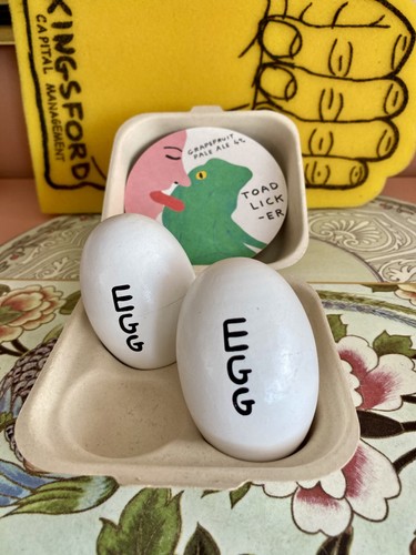 New david shrigley egg - new, 'egg-shaped
