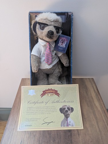 Sergei compare the meerkat toy - sergei,