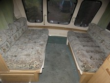 Caravan cushions, seats/double