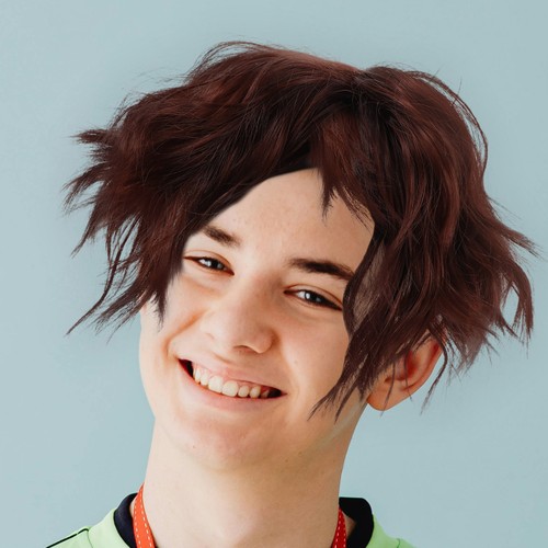 Realistic short curly - short,