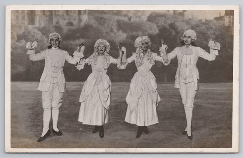 Theatrical postcard actors - theatrical,