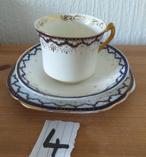 DIAMOND CHINA / TRIO / CUP / SAUCER / PLATE (4)