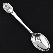 British Border Fancy CC Canary Club EPNS Silver Plated Souvenir Spoon Circa 1938