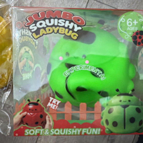Ladybug jumbo squishy squeeze - ladybug,