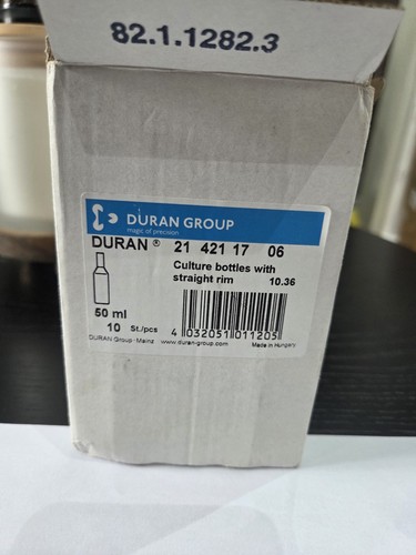 Schott duran culture bottles - duran,