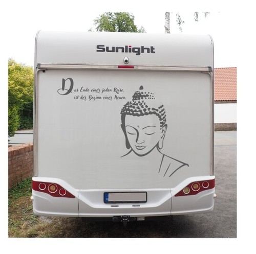 Buddha motorhome sticker new - sticker,