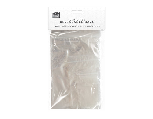 Pack clear resealable - of,