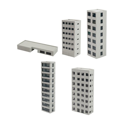 Model railway buildings - model,