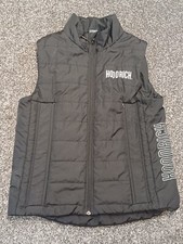 Hoodrich Puffer Gilet Men Small Black Bodywarmer Zip Up Padded