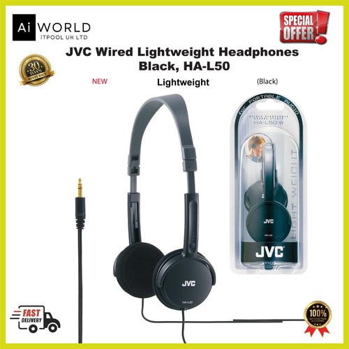 Jvc l50 wired - jvc, ha-l50-b-e