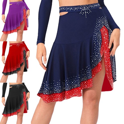 Women shiny rhinestone latin - women's,