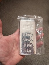 1kg Silver Bullion Bar .999