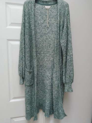 Fatface green chunky knit - green,