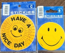 CAMPER Smiley Face Happy Smile Have A Nice Day Retro Vintage VW Enamel Lapel Pin