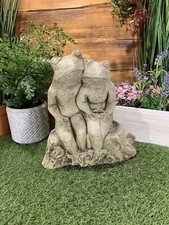 STONE GARDEN PAIR OF FROGS