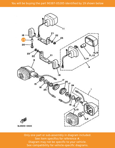 Yamaha collar 90387 05285 oem - yamaha,