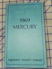 1969 Mercury Owners Manual