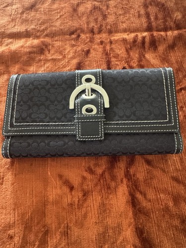 Coach signature canvas buckle - canvas,