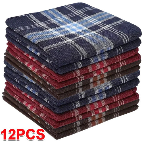 12pcs mens handkerchiefs - mens, gents