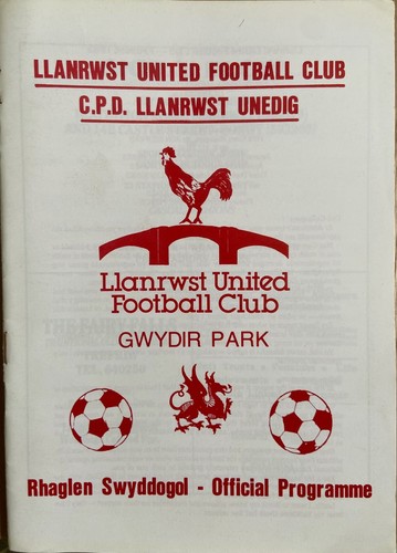Llanrwst united rhyl - united, v