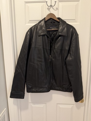 Vtg dockers lamb leather - dockers,