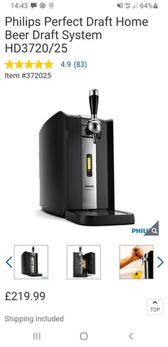 Philips perfect draft beer