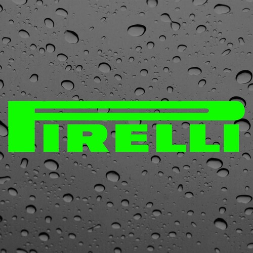 Pirelli pair stickers green - pirelli,