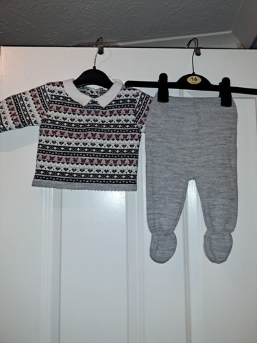 Boys 12m grey teddy bear