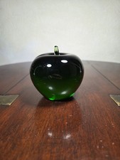 Vintage Wedgwood Art Glass Apple Paperweight