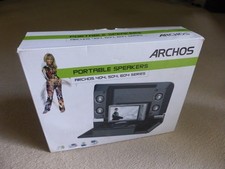 Boxed Archos Portable Speaker Dock for 404, 504, 604 DVR Series - UNTESTED