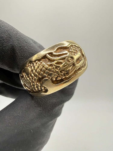 9ct dragon ring - 9ct,