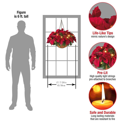 Winter porch decor artificial - winter,