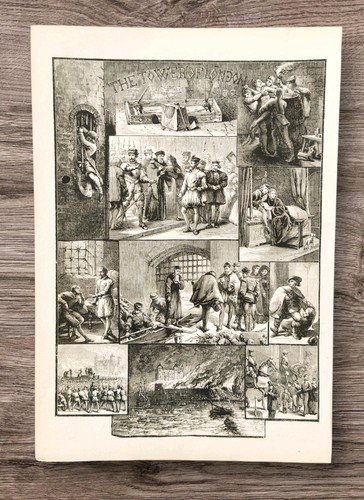 Antique 1880s the tower - the,